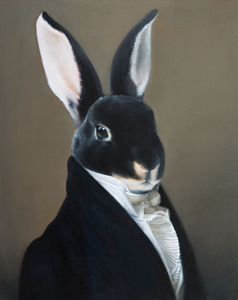 Portrait of a rabbit by Buridanscat on DeviantArt