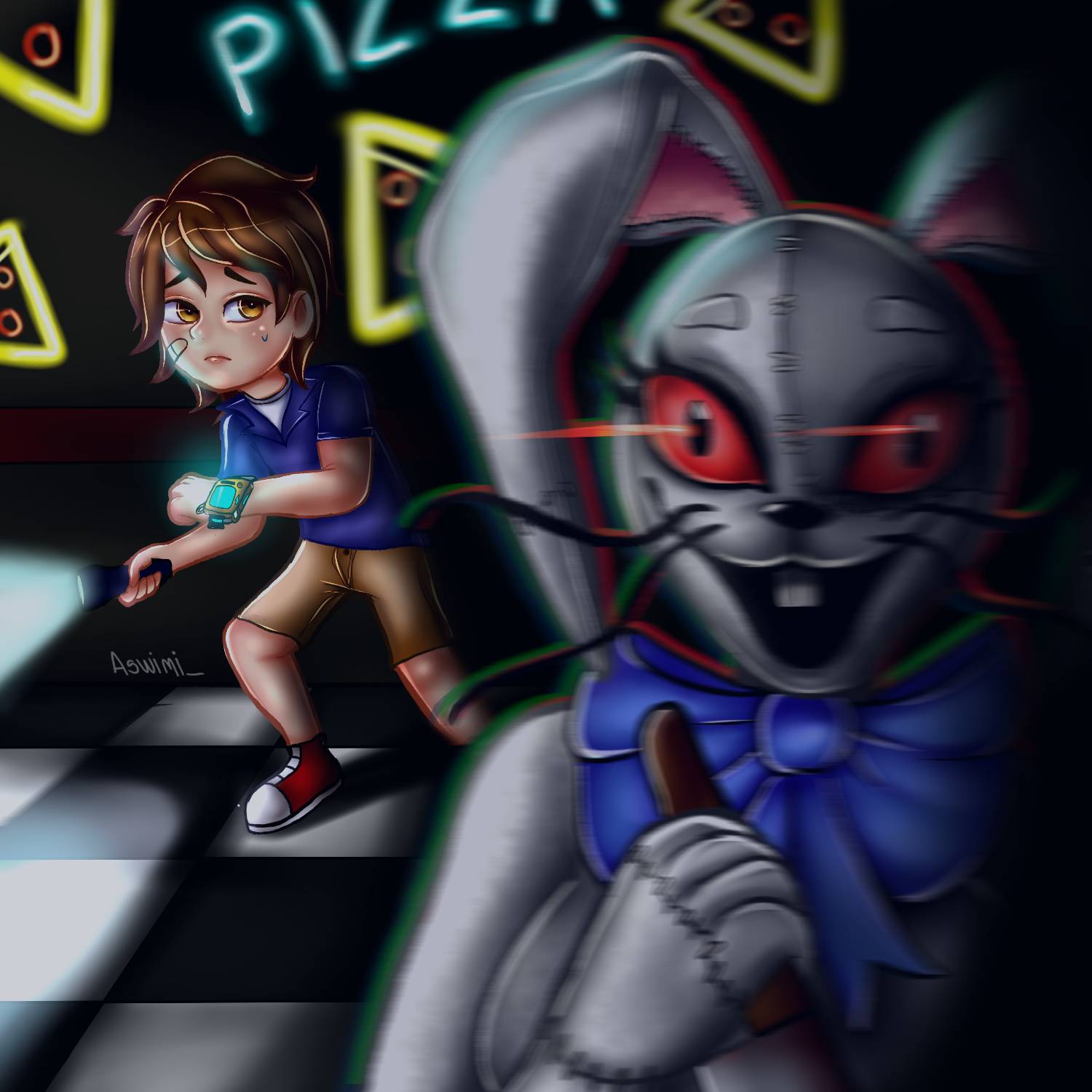 Gregory! And Freddy's head? #securitybreach #gregoryfnaf