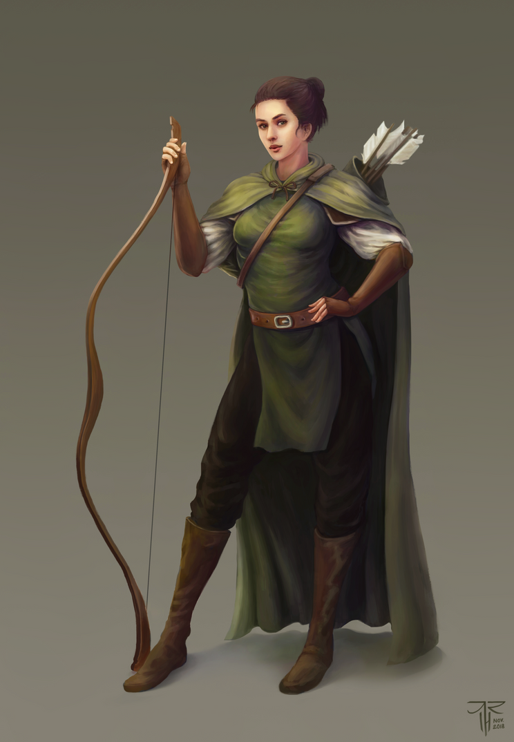 Female Archer by rousanilmy on DeviantArt