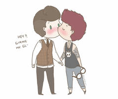 Marcel and Punk!Louis