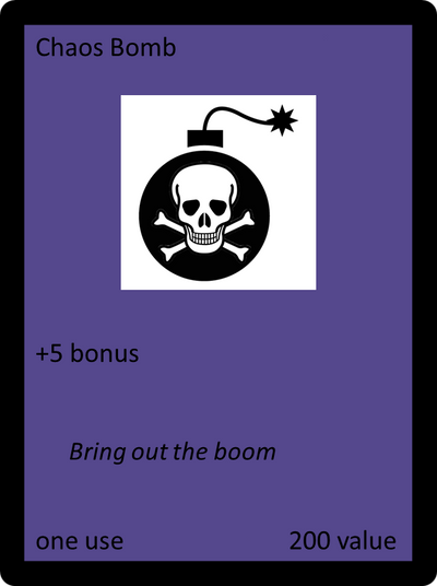 Chaos Bomb Card by DSerpentine on DeviantArt