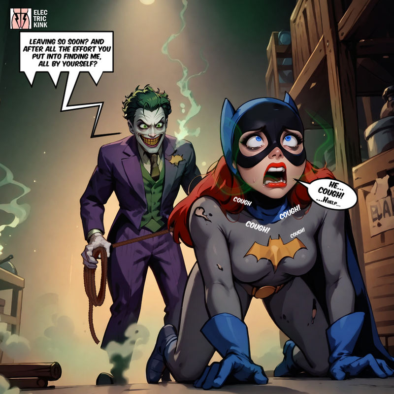 Joker And Batgirl By Electrickink On DeviantArt joker-and-batgirl-by-electrickink-on-deviantart