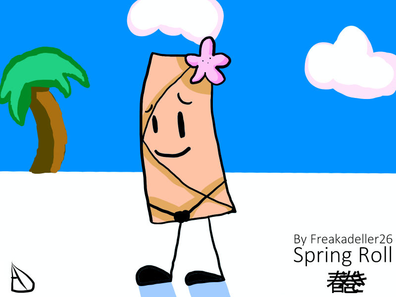 Spring Roll Character Character Drawings 5 - Spring Roll by HappyGappyV6946 on DeviantArt