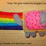 Nyan cat felt