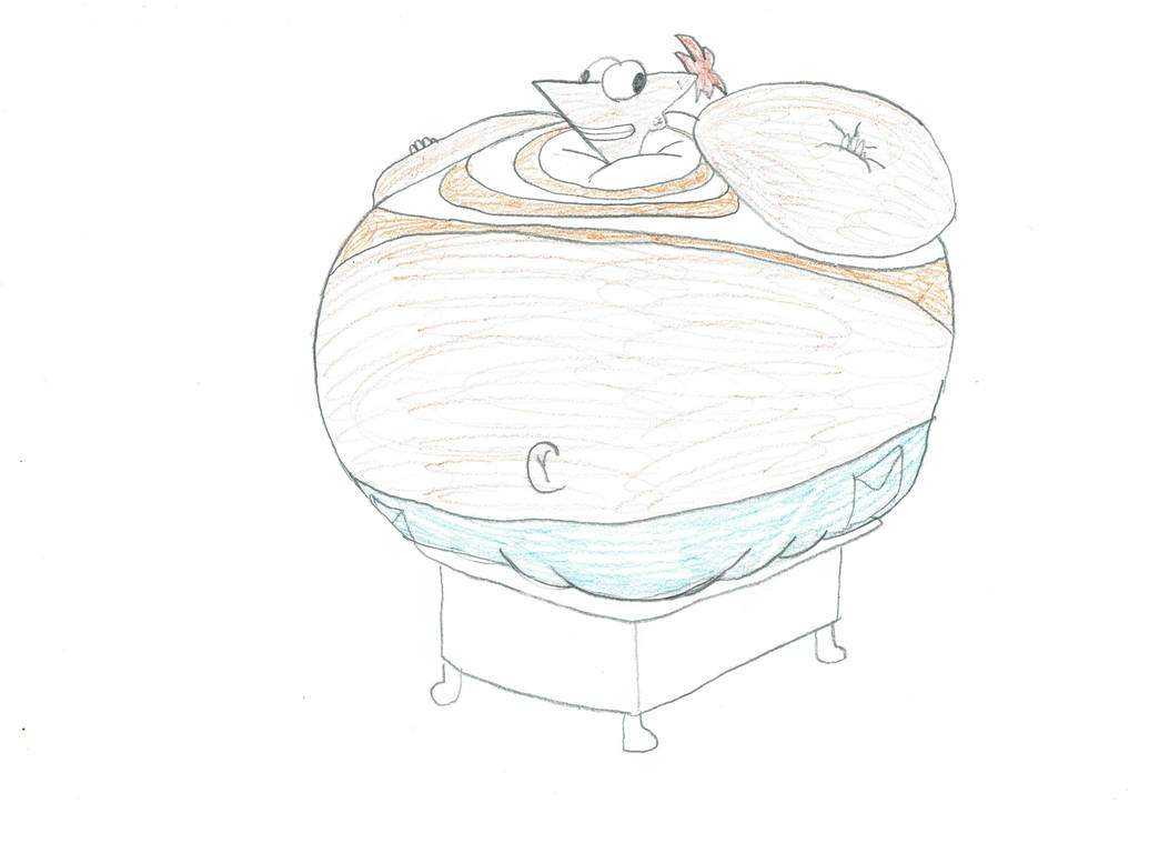 Bat Fizz Inflation Phineas Bath Water Inflation Comic (4/4) by BradenSpainhower on DeviantArt