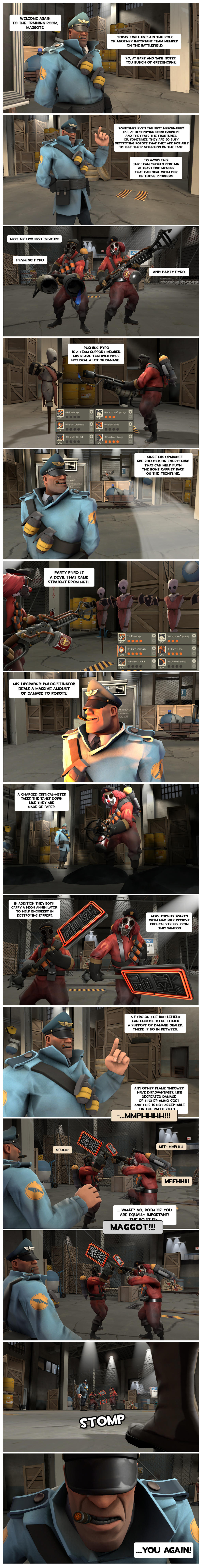 Soldier Pyro Mirror Strict Soldier's guide for MvM: Pyro by Menaria on DeviantArt
