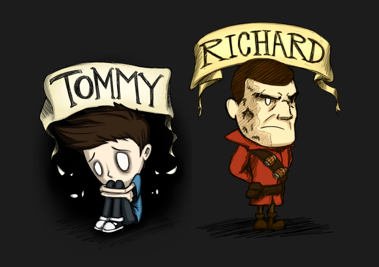 Don't Starve mod - Tommy and Richard