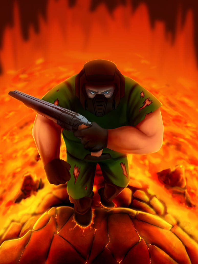 Commission: Old Doomguy by Menaria on DeviantArt