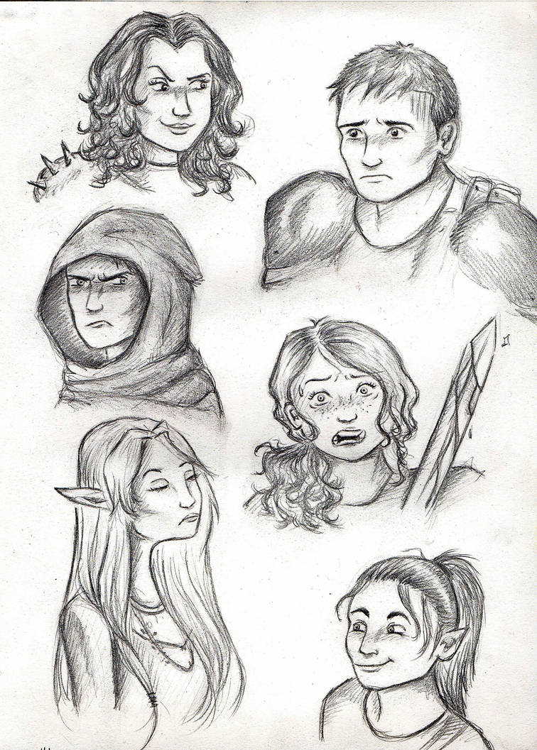 Dragonlance characters by Shyrenn on DeviantArt