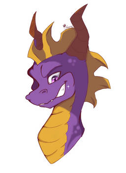 Spyro the rare purple dragon