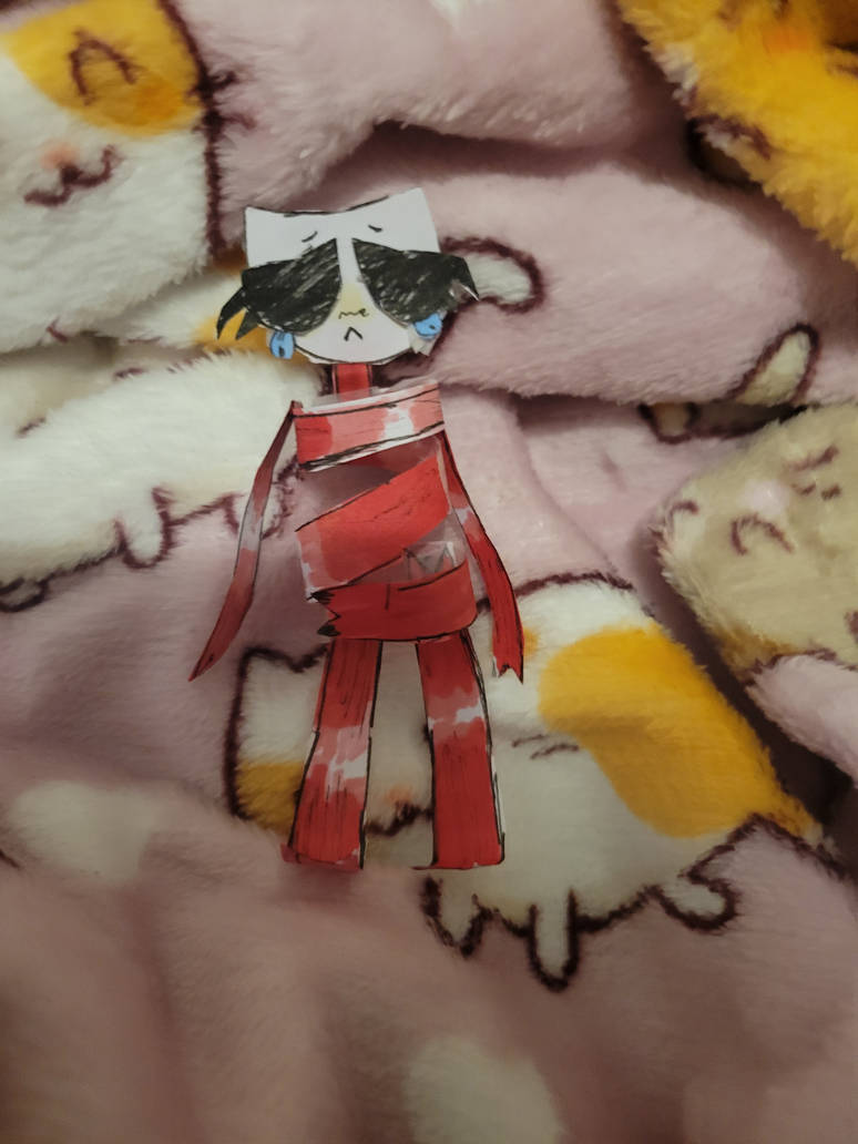 I made Gangle out of paper by Iovepotatoesuwu on DeviantArt