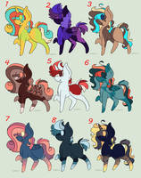 Cheap Pony Adopts. (9/9 OPEN)