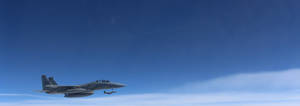 F-15s Over The Ocean