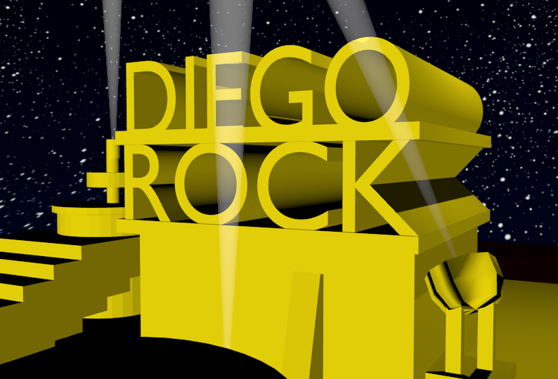 Diego Rock logo remake by TheGiraffeGuy2013 on DeviantArt