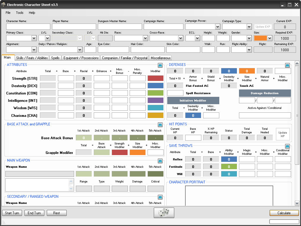 Ecs Ui DnD - ECS v3.5 UI by SacredFootballLB on DeviantArt