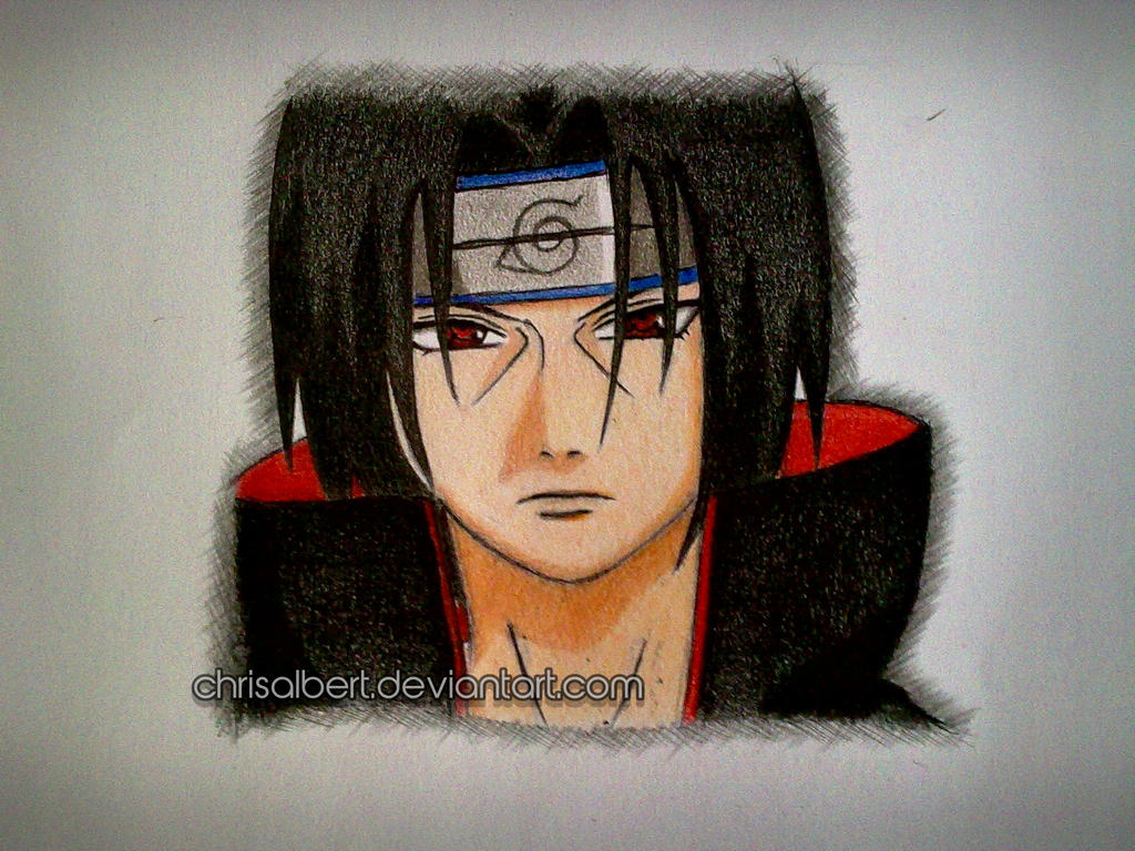 Uchiha Itachi (colored drawing)