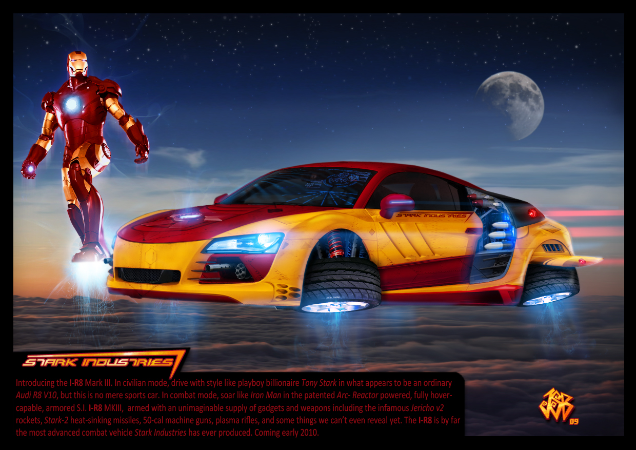 Iron Man Audi R8 - image manip