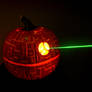 Death Star Pumpkin With Lasers