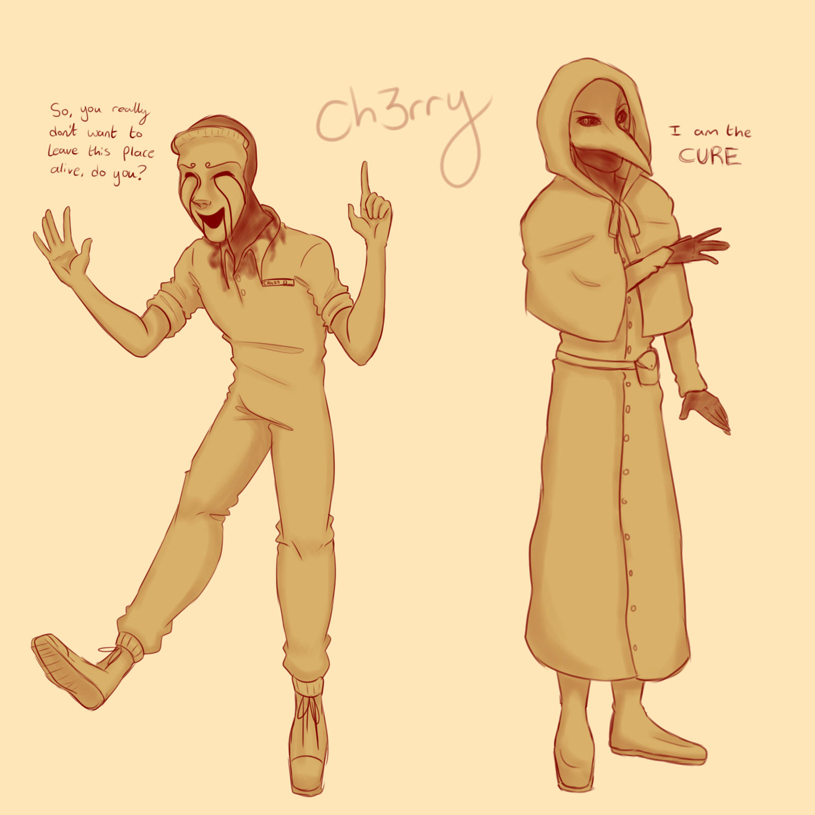 SCP-035, SCP-079 and SCP-049 by DocteurTemps on DeviantArt