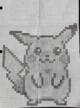 Pixelated Pikachu