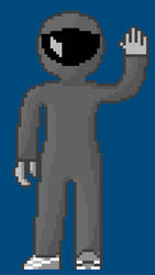 Pixel Space Man