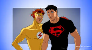 kid flash and superboy