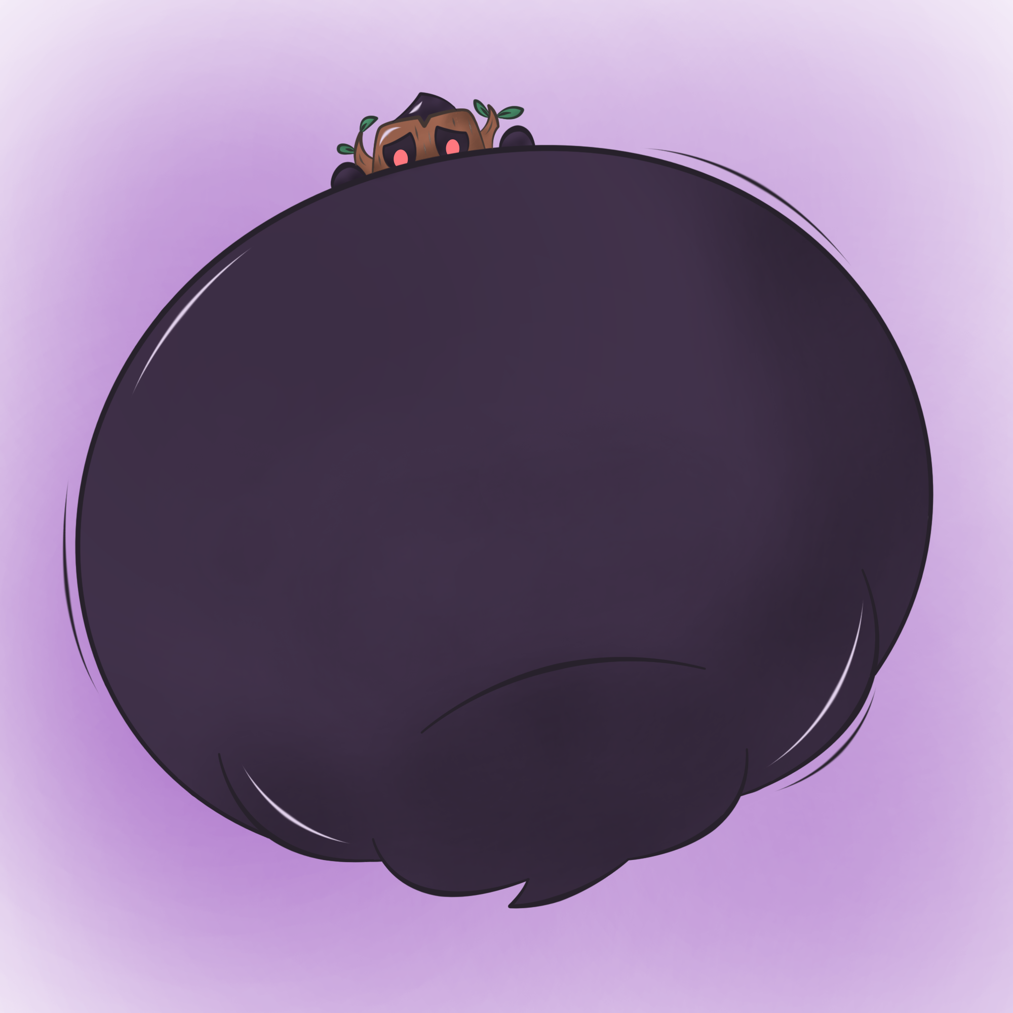 Puffed Rarity Deviantart Puffed Up Phantump by Lockeli on DeviantArt