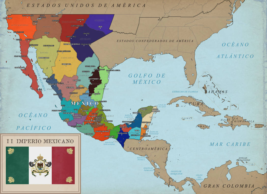 Second Mexican Empire, 1921 (May5 Lore) by TlatoaniM on DeviantArt