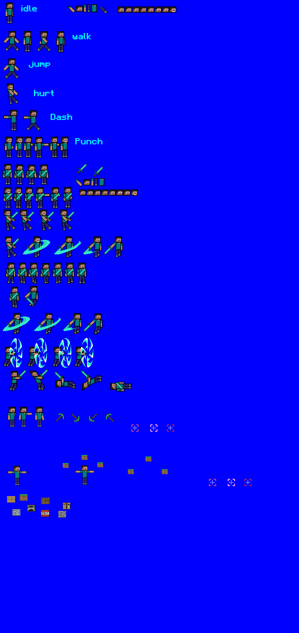 Minecraft Sprite Minecraft Steve (full) Sprites by ImHomieJayDev on DeviantArt