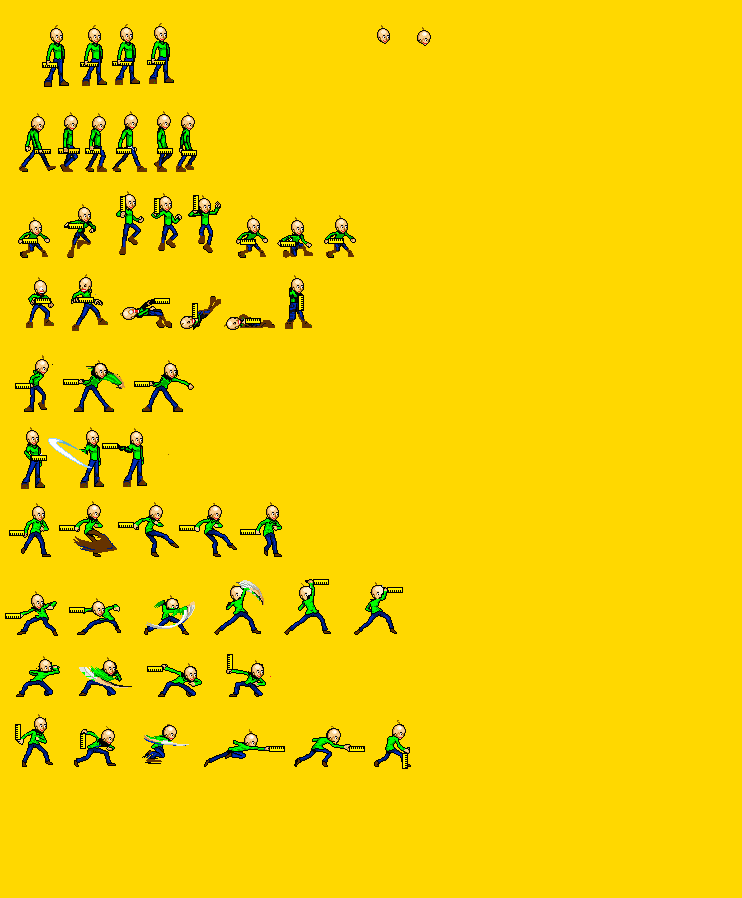 Baldi Ripped Sprites Baldi Jus sprites by ImHomieJayDev on DeviantArt