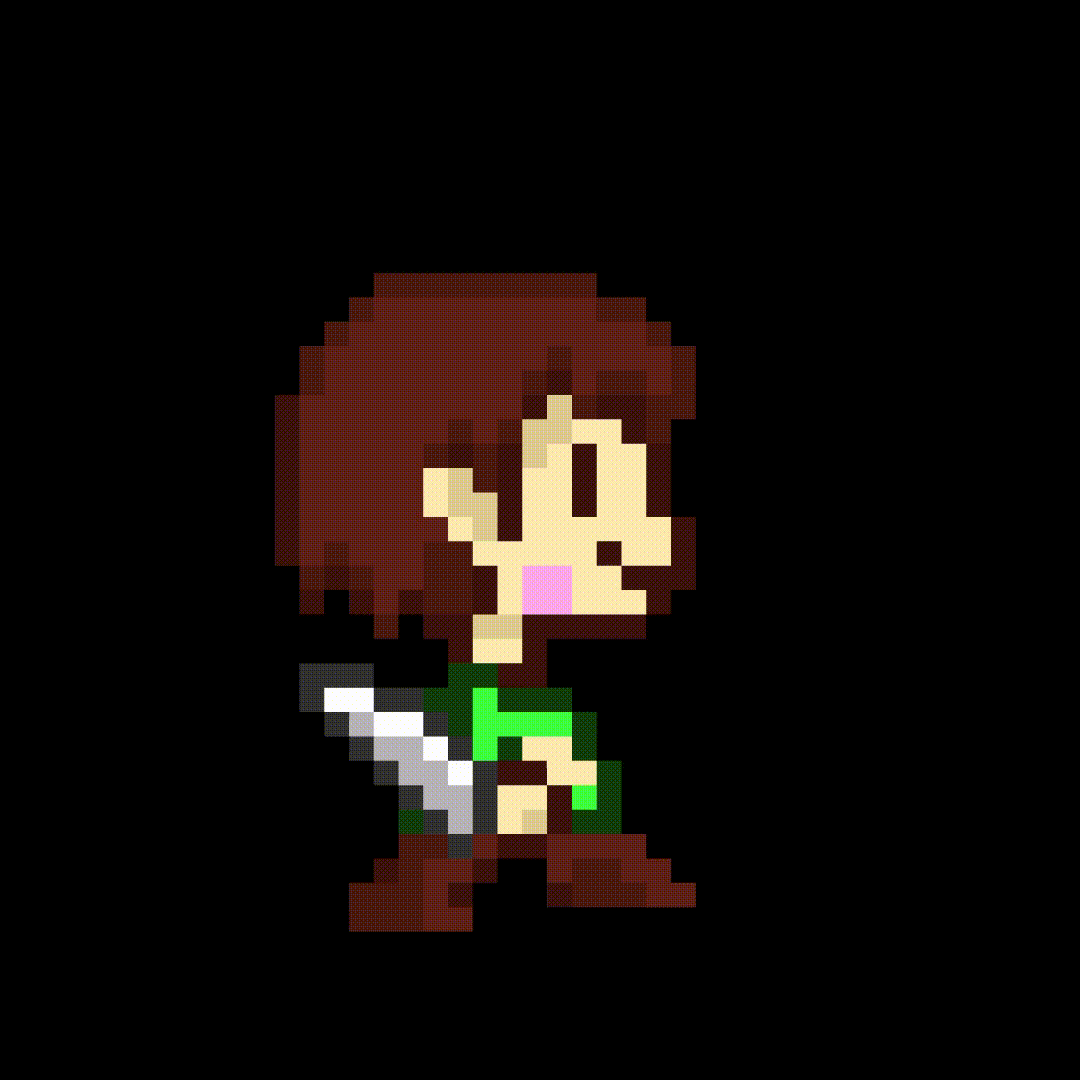 Chara Moving Fast Chara walking by ImHomieJayDev on DeviantArt