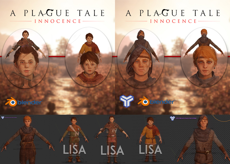 Open3DLab • A Plague Tale: Innocence ( Melie ,Arthur)