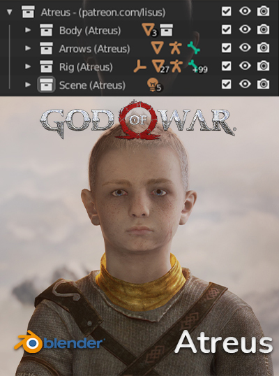God of War 2018 Modi - Thor's Son - 3D model by HitmanHimself on DeviantArt