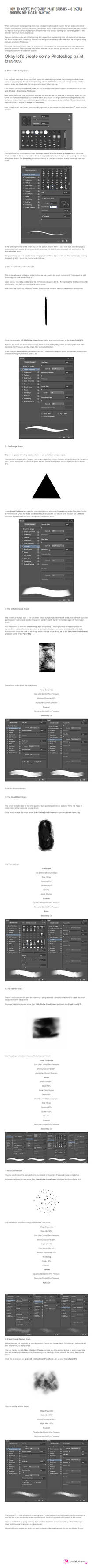 How to Create Photoshop Paint Brushes