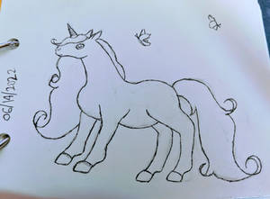 Unicorn doodle