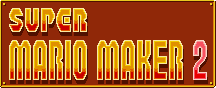 16-Bit Super Mario Maker 2 Logo (Animated)