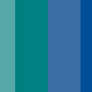 Windows Generations: 5 Shades of Blue Wallpaper