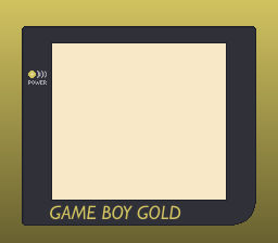 Game Boy Gold Border