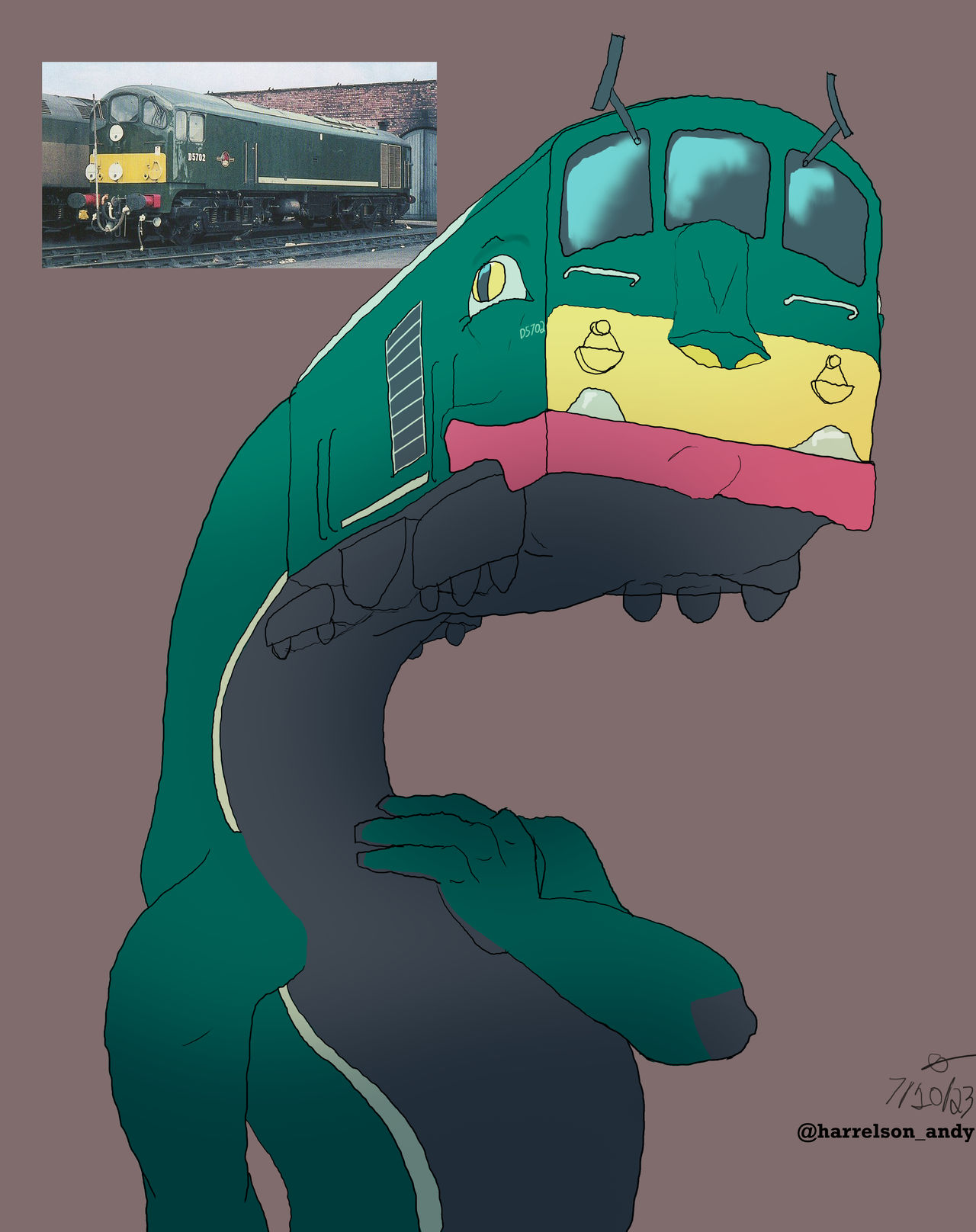 BR Class 28 D5702 BoCo How To Dragon Your Train By 7101Studios Br class 28 d5702 boco how to dragon your train by 7101studios