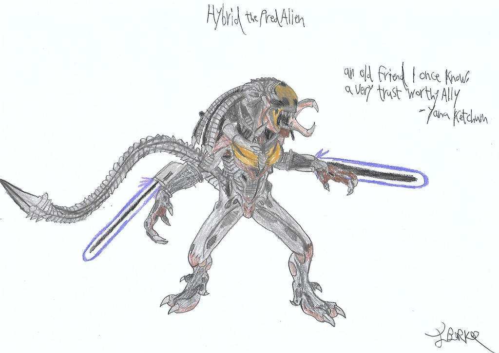 Hybrid the Predalien by JWBtheUncanny on DeviantArt