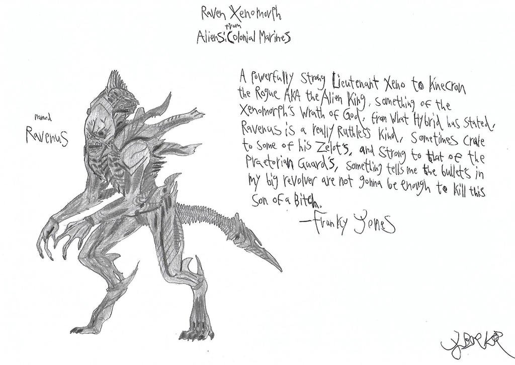 Raven Xenomorph from Aliens: Colonial Marines by JWBtheUncanny on ...