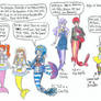 Kirakira PreCure a la Mode as Mermaids