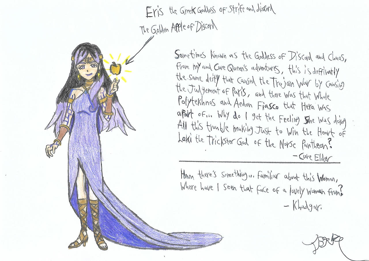 Eris the Greek Goddess of Discord by a22d on DeviantArt
