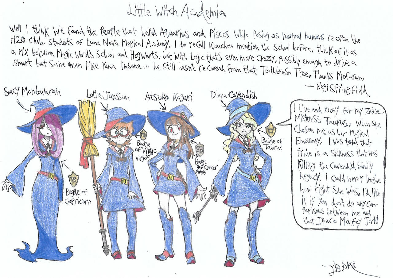 Little Witch Academia Characters 1 By 2d On Deviantart Little Witch Academia Characters 1 By 2d On Deviantart