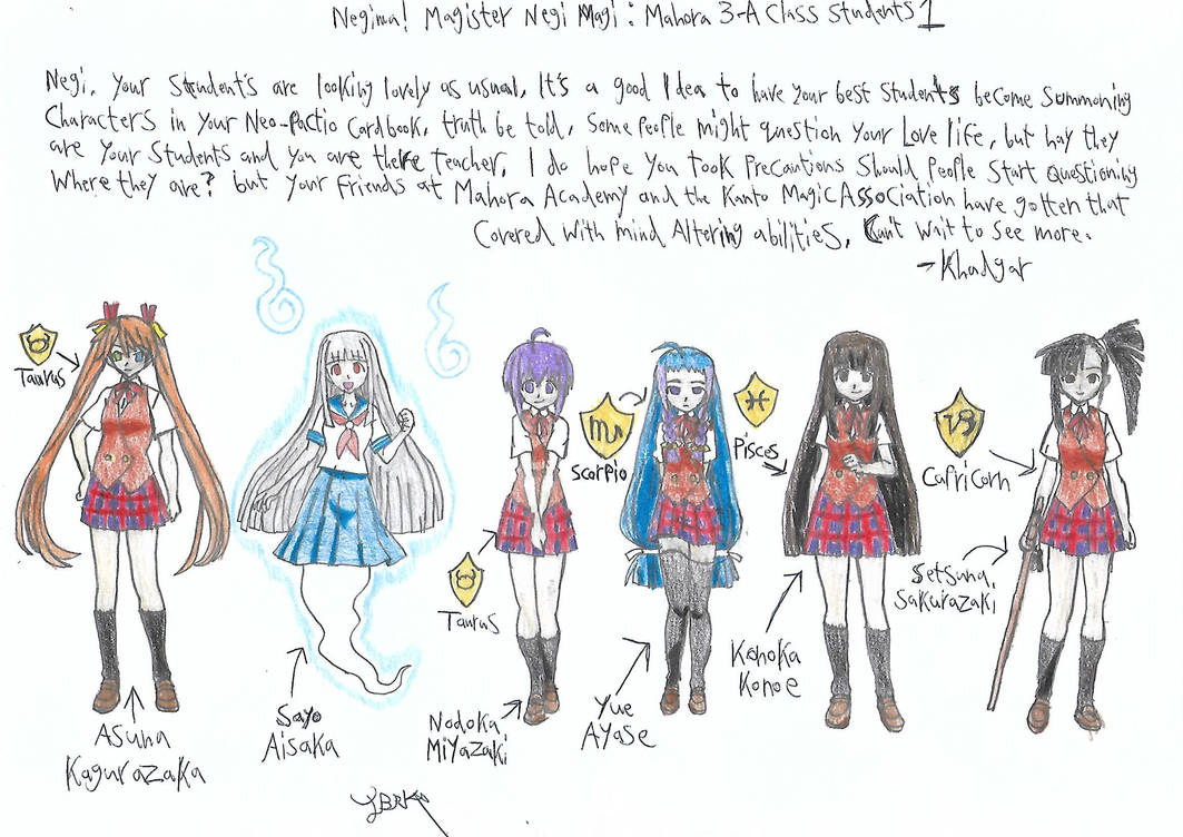 Negima Deviantart Negima! Negi's students 1 by a22d on DeviantArt