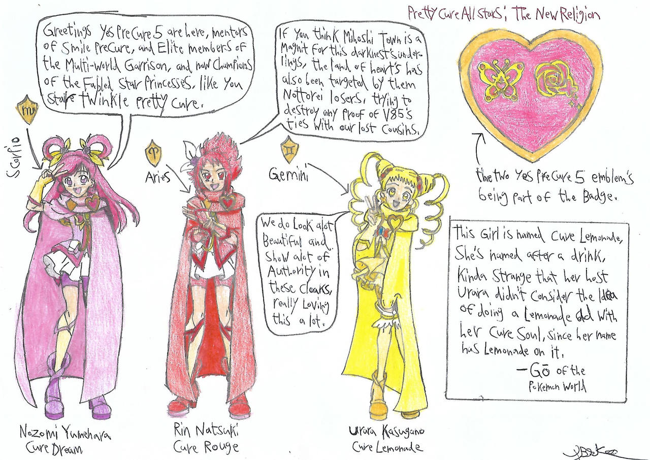 Precure Allstars Multi World Garrison Mantles 3 1 By 2d On Deviantart