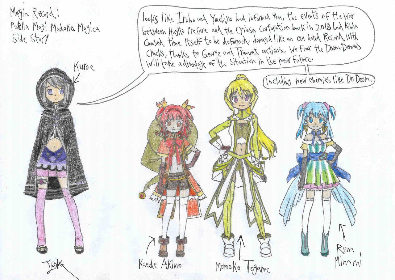 Magia Record Characters 2 by a22d on DeviantArt