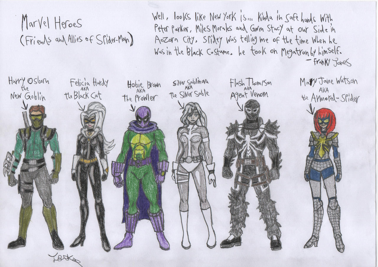 Marvel Heroes 17 (Allies of Spider-Man 1) by a22d on DeviantArt