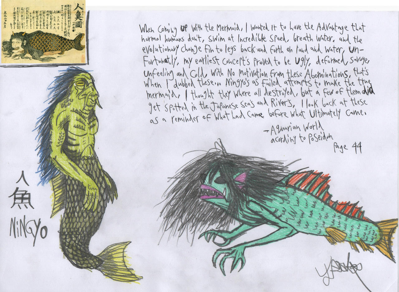 Nomo Fish Ningyo (human fish) by JWBtheUncanny on DeviantArt