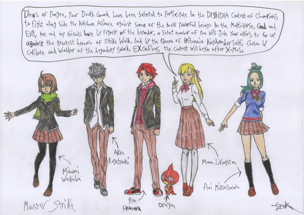 Monster Strike Characters 1 by JWBtheUncanny on DeviantArt